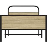  Okvir kreveta bez madraca boja hrasta sonome 100x200 cm drveni | shoptok.hr