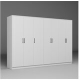 Hanah home Ormar Kardelen 1600-106, 280x180x51.8 cm, Bijeli | Eponuda.ba