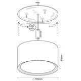  LED spot svetiljka 17W/230V 4000K, prečnik 15 cm, bela | Eponuda.com