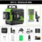 HUEPAR 3D laserska raven, Bluetooth povezljivost, funkcija daljinskega upravljanja, Z03CG-SET-2, (5000236941) | Shoptok.si