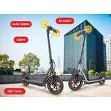 EMG Trevi Električni skiro TREVI Velociptor STREET ES120EW, 450W motor, 12" pnevmatike, zložljiv, LED osvetlitev, brezplačna aplikacija, zložljiv, zaslon, do 25km/h, 36V 10Ah baterija, domet do 25 km, črne ali srebrne barve - | Shoptok.si