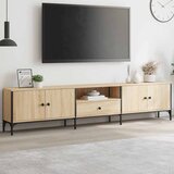 TV ormarić s ladicom boja hrasta 200x25x44 cm konstruirano drvo | shoptok.hr