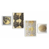 Alpha Wall 3-delna slika Abstract Moon, 136 x 75 cm Cene