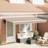 Tenda Retraktilna tenda Bež 400 x 200 cm blago, (5000206625) Cene