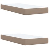  box spring s madracem cappuccino 200x200cm umjetna koža | shoptok.hr