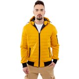 Glano Man Quilted Jacket - yellow | Shoptok.si