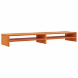  Stalak za monitor voštano smeđi 100x24x13cm od borovine | shoptok.hr