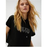 Koton Crop T-Shirt Hoodie Printed | Shoptok.si