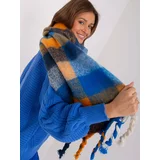 Fashion Hunters Women's scarf with a colourful check pattern