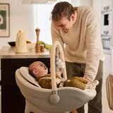 Kinderkraft Stolček za hranjenje Fini UP 3v1, siv | Shoptok.si