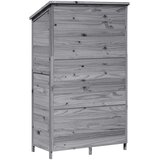 Vrtna Šupa Siva 106,5 x 56 x 176 cm Konstruirano drvo | shoptok.hr
