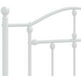Metalni okvir za krevet s uzglavljem bijeli 90 x 190 cm | shoptok.hr