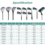 Šport in prosti čas komplet golf palic, 11-delni komplet golf palic za desničarje | Shoptok.si