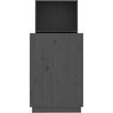  Radni stol sivi 110 x 53 x 117 cm od masivne borovine | Eponuda.com