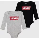 Levi's Bombažen body za dojenčka 2-pack