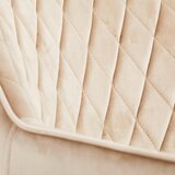 MID.YOU NASLANJAČ, les, kovina, tekstil črna, bež | Shoptok.si