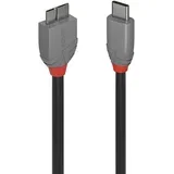 USB kabel USB 3.2 gen. 1 (USB 3.0) USB-C® vtič\, USB-mikro-B 3.0 vtič 2.00 m črna 36622, (20561863)
