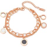 IZMAEL Narukvica LU-28505 - Zlatna ružičasta | shoptok.hr