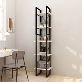 vidaXL ormarić za knjige s 5 razina bijeli 40x30x175 cm od borovine Cijene