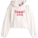 Tommy Jeans Majica 'VARSITY' mornarska / živo rdeča / bela | Shoptok.si