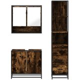  3-dijelni set kupaonskog namještaja boja hrasta drveni | shoptok.hr