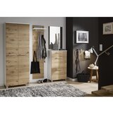 Dieter Knoll garderobna omara furnirano bela, barve hrasta | Shoptok.si