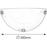 Rabalux alabastro zidna lampa E27 60W bela/bronza VDXX9QR | Eponuda.com