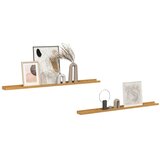  Polica na zidu Zidne 2 pcs Bež 115 x 9 x 3 cm Konstruirano drvo | shoptok.hr