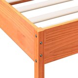 vidaXL Okvir kreveta bez madraca voštano smeđi 90 x 200 cm od borovine | shoptok.hr