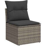  8-dijelni set vrtnih sofa od poliratana s jastucima sivi | shoptok.hr