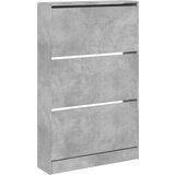 vidaXL Omarica za čevlje betonsko siva 80x21x125,5 cm inženirski les Cene