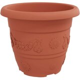  Lončki za rastline 6 pcs Kamnito rdeča Ø 26 x 21.5 cm Plastika, (5000207861) | Shoptok.si