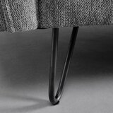 Bessagi Home sedežna garnitura levi, temno siva, relax funkcija | Shoptok.si