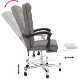  Uredski naslonjač od tkanine smeđesivi | shoptok.hr
