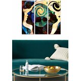 Wallity MDF1005982012 Multicolor Decorative MDF Painting (3 Pieces) | Eponuda.ba