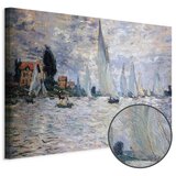  Slika - Claude Monet - Sailboats Regatta in Argenteuil 30x20 Premium Print | shoptok.hr