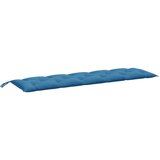  Jastuk za vrtnu klupu prošarano plavi 180x50x7 cm od tkanine | shoptok.hr