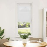 vidaXL Plisirana žaluzija Bela 50x100 cm Širina tkanine 49,4 cm | Shoptok.si