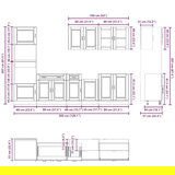 vidaXL 7-dijelni set kuhinjskih ormarića Kalmar konstruiranog drva | shoptok.hr