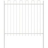  Vrtna Ograda 3 pcs Bijelo 5,1 x 1 m Čelik s prahom | shoptok.hr