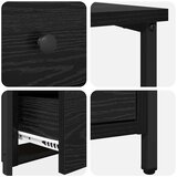  Noćni ormar Crni hrast 30 x 60 x 60 cm Konstruirano drvo | shoptok.hr
