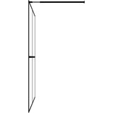Pregrada Steklena pregrada za tuš mlečno kaljeno steklo 100x195 cm, (20684028) | Shoptok.si
