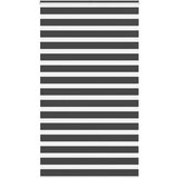 vidaXL idaXL Zebra senčilo črna 125x200 cm tkanina širina 120,9 cm poliester | Shoptok.si