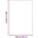  Otirač Smeđa i crna 120 x 180 cm 100% poliamid | shoptok.hr