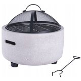  Gardenline vrtno ložište s poklopcem 43 x 38,5 cm sivo | shoptok.hr