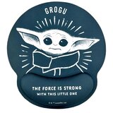 Oem Wondee, Ergonomska XXL podloga za miško z dizajnom Grogu Yoda z naslonom za zapestje, Modra, (5000191954) | Shoptok.si