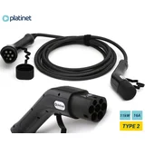PEVC11KW5BB prenosni ev polnilni kabel, 11kW, 5m, type 2, za električna / hibridna vozila, torba, črn