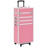 vidaXL Kolica za šminku aluminijska ružičasta | shoptok.hr