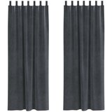  Zastore za blackout s petljama 2 kom Svjetlosiva pliš | shoptok.hr