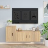 vidaXL 2-dijelni set TV ormarića boja hrasta sonome konstruirano drvo Cijene